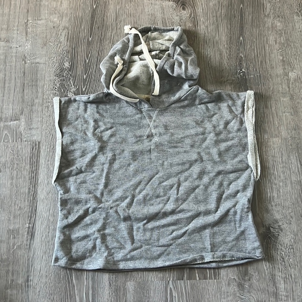 Cropped active sweater top